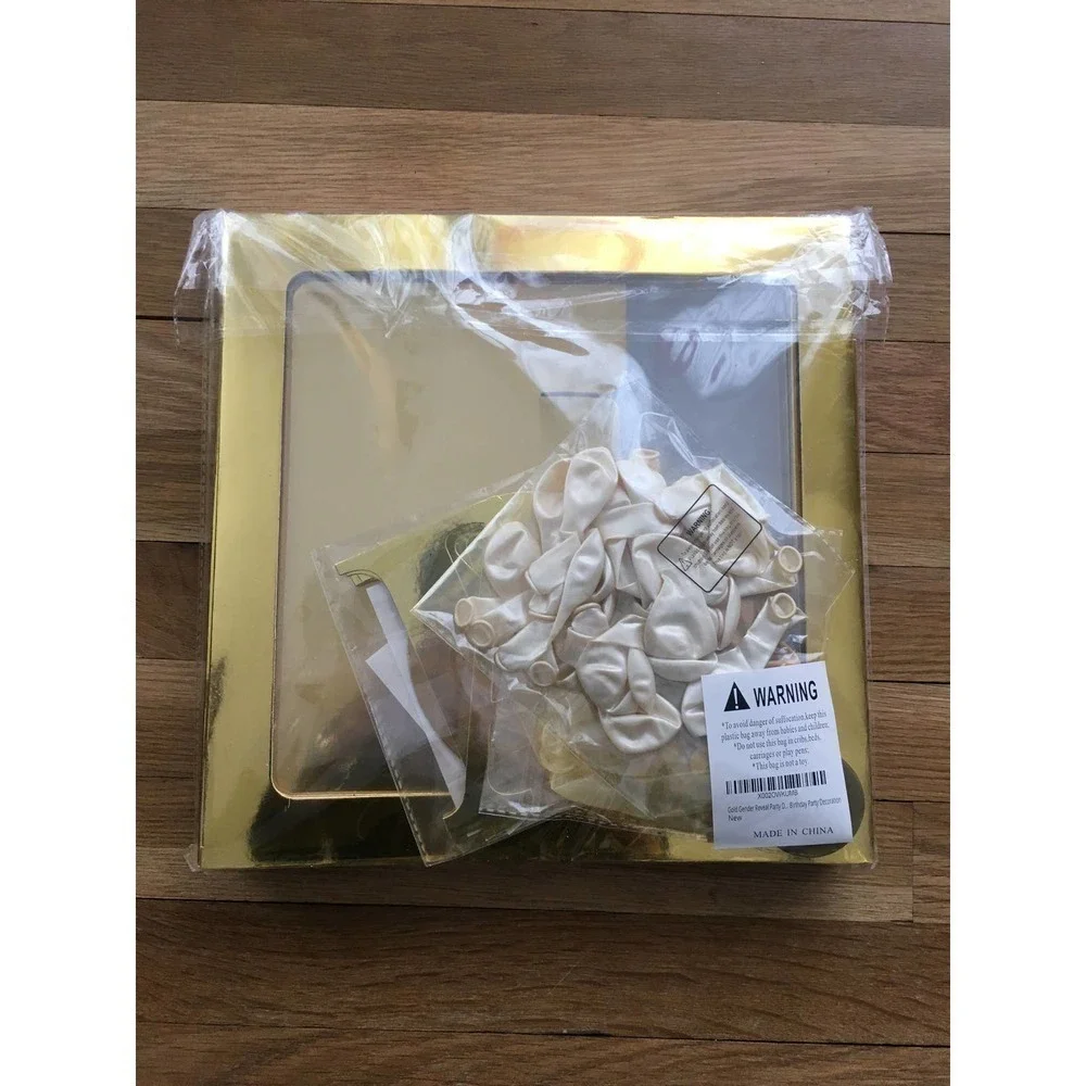 Gold Gender Reveal Party Decorations Set